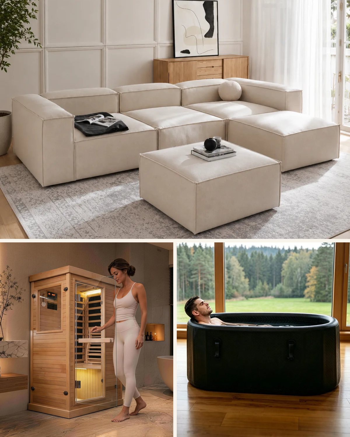 KUMO + Sauna + Tina